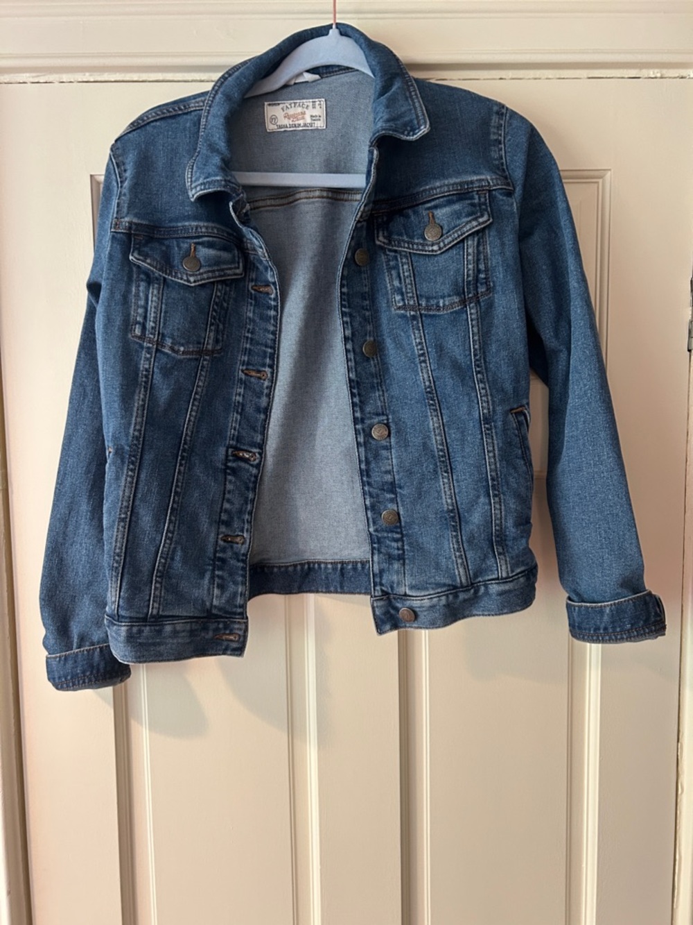 Fat Face Denim Jacket - Blue
